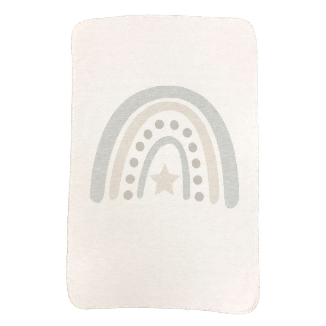 Baby blanket rainbow 70x100 cm | Ibena by Schmatzepuffer®