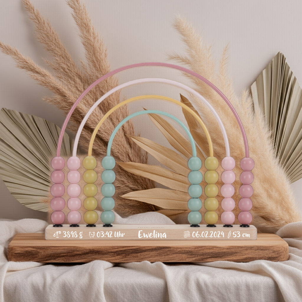 Rainbow Abacus Fairy Garden