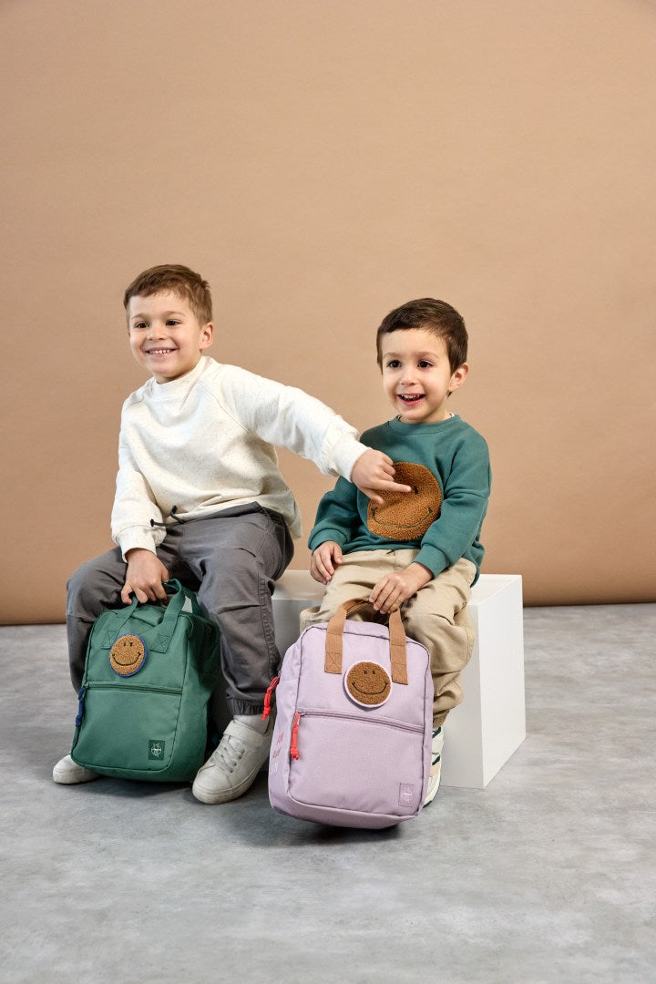 Kindergarten Backpack Square - Little Gang, Dark Green | Lässig