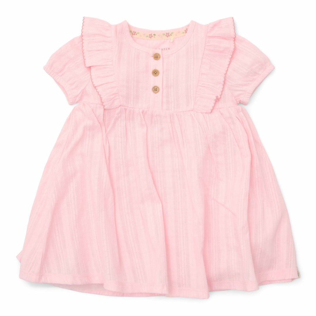 Lotus short-sleeved dress | Little Dutch