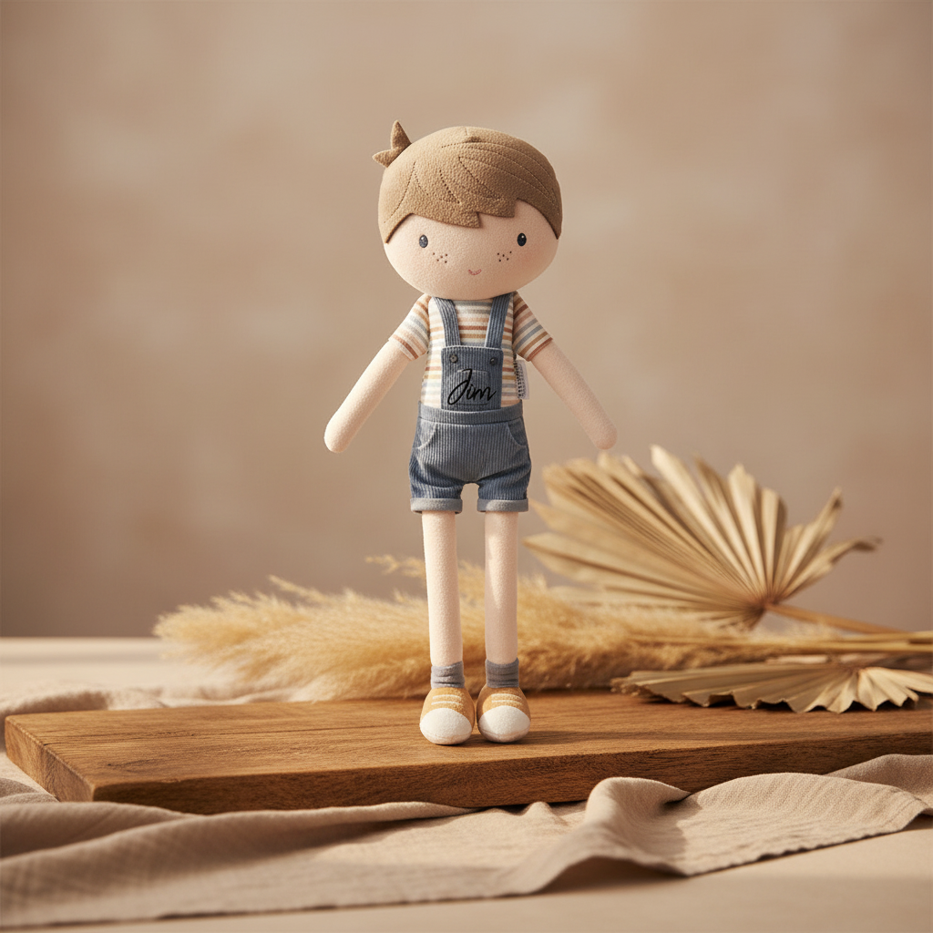 Cuddly doll Jim 50 cm