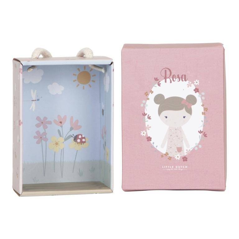 Pink cuddly doll, 10 cm