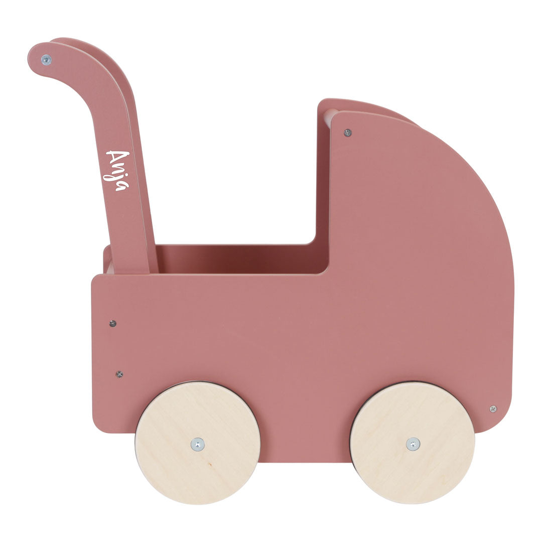 Doll's pram with blanket and pillow