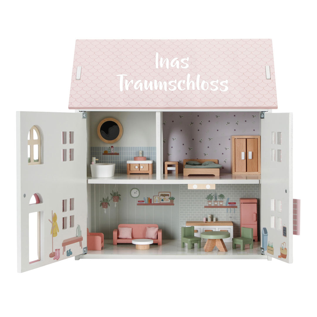Wooden dollhouse