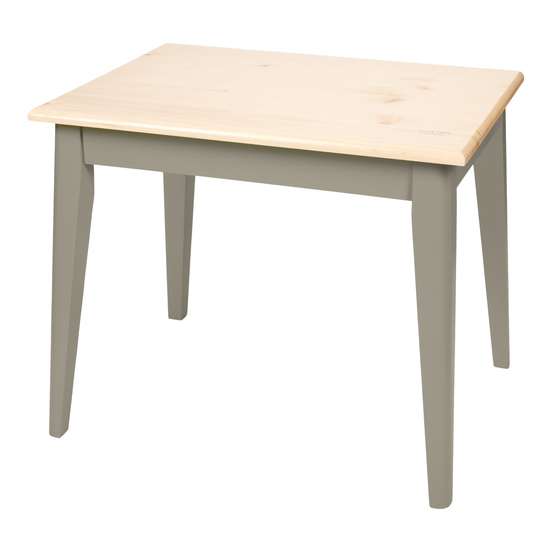 Children's wooden table, olive
