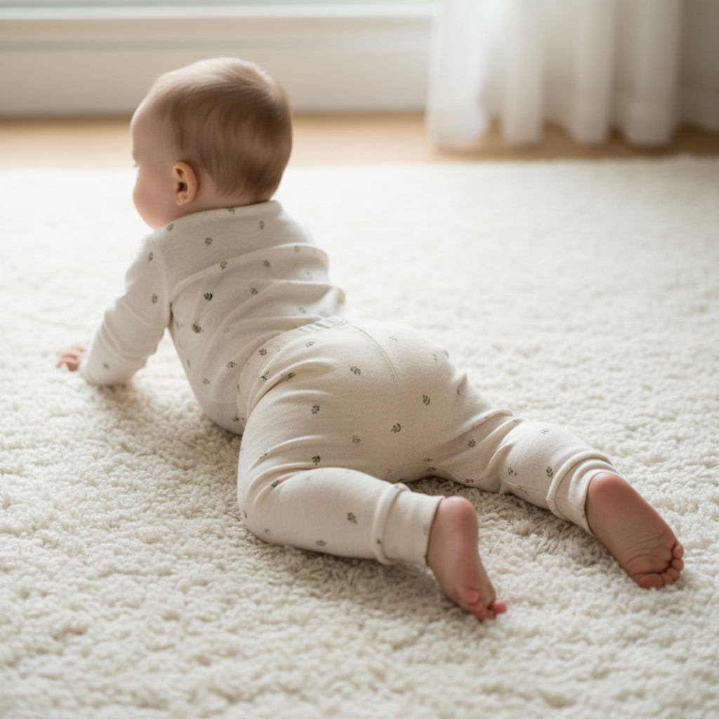 Leggings Green Leaves - Little Farm | Little Dutch