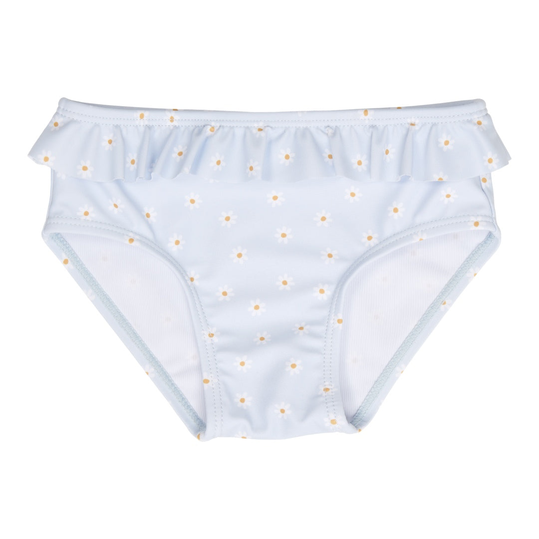 Ruffled swim shorts, Daisies Blue | Little Dutch