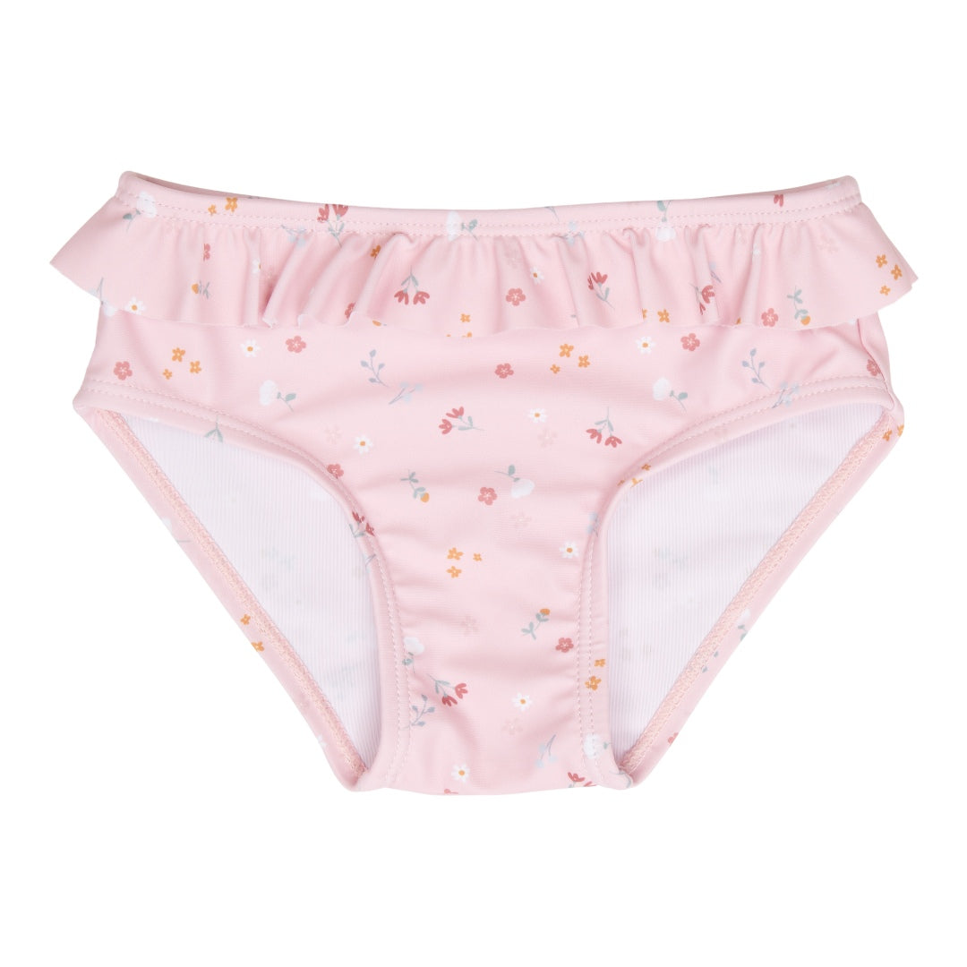Ruffled swim shorts, Little Pink Flowers | Little Dutch