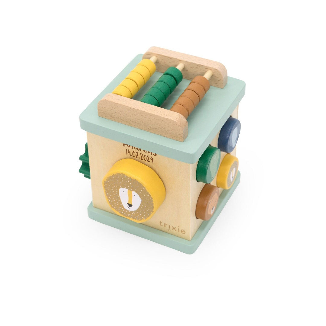 Mini wooden activity cube - for newborns | Trixie