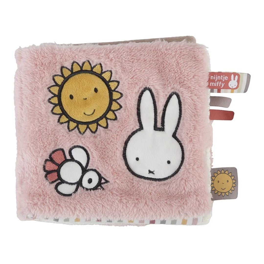 Fluffy fabric book with pink activities | Miffy x Tiamo