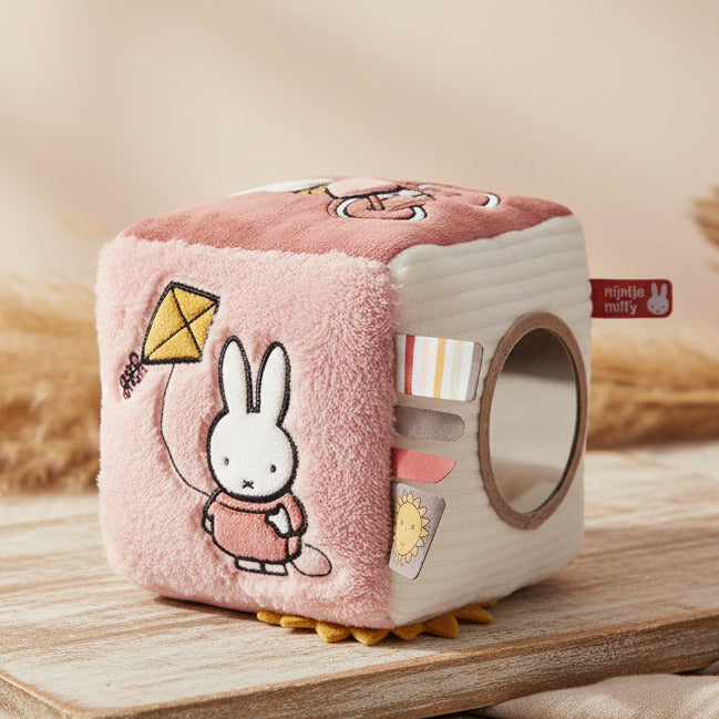 Activity Cube Soft Fluffy Pink | Miffy x Tiamo
