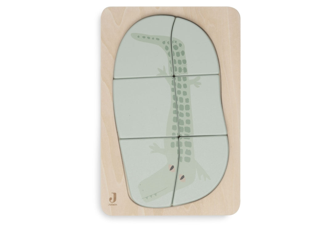 Wooden puzzle Croco | Jollein