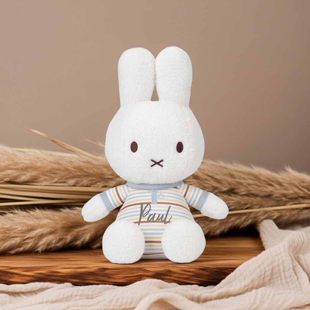 Vintage Sunny Stripes cuddly rabbit, 35 cm x Miffy