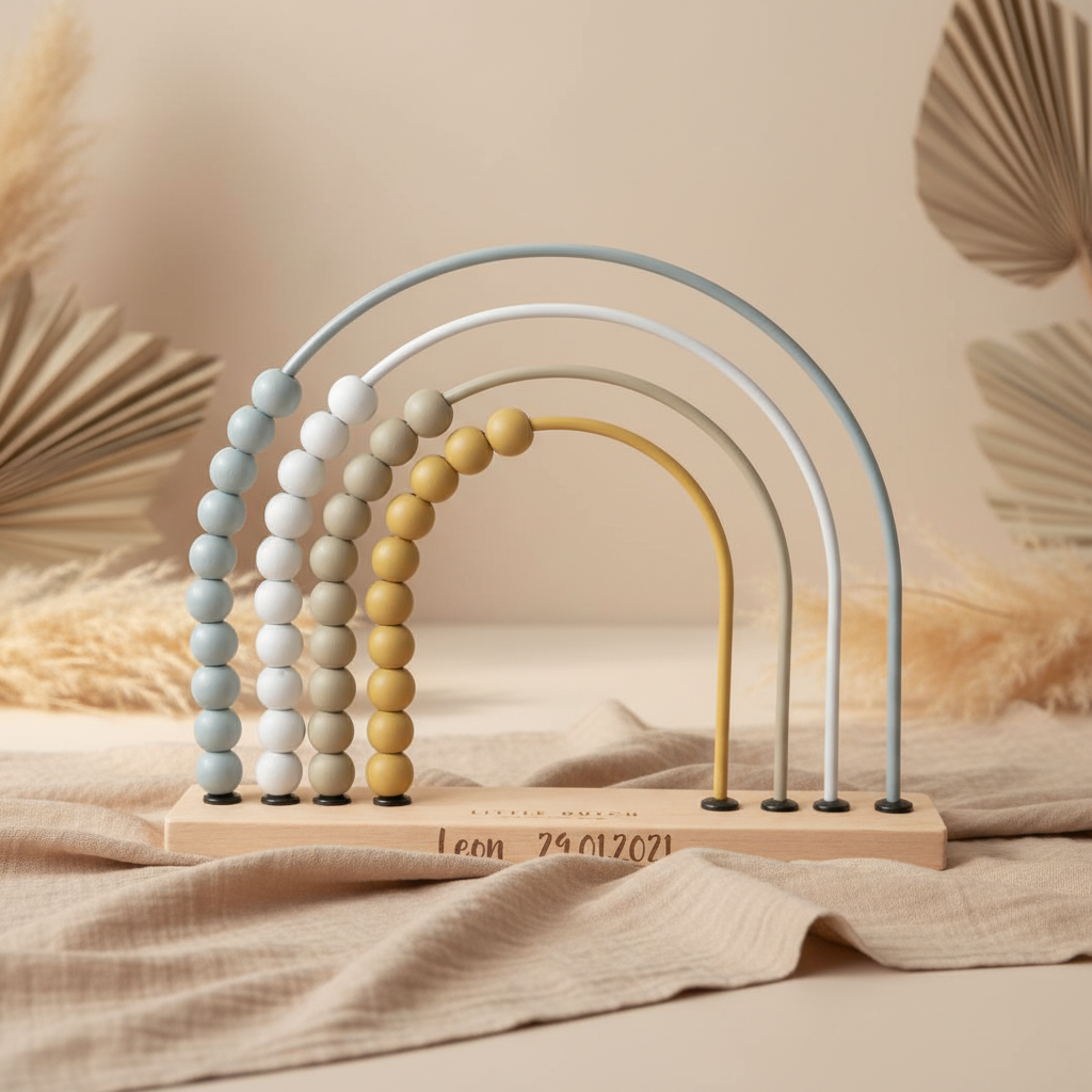 Personalized Rainbow Blue Slide Rule by Schmatzepuffer®