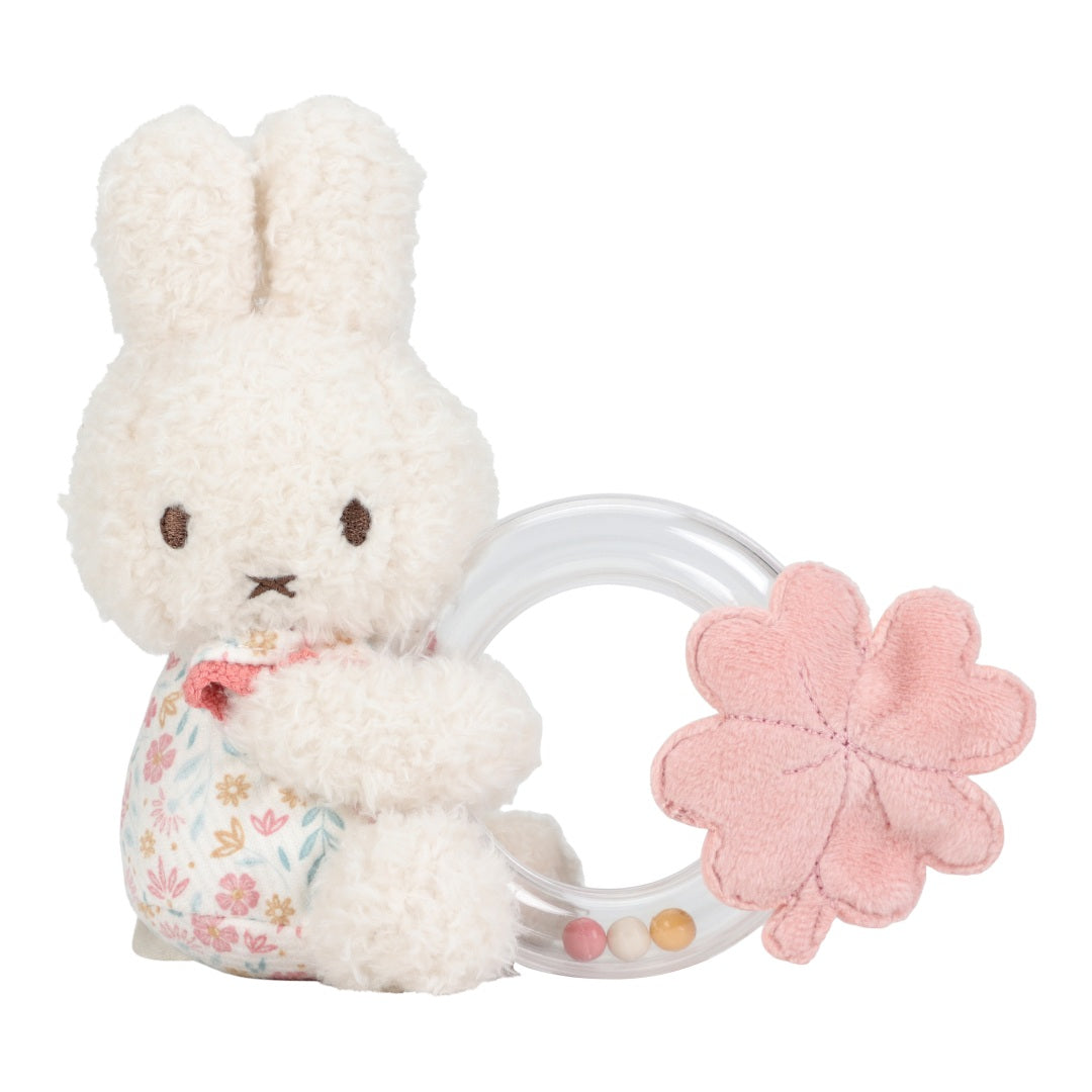 Ring rattle rabbit Lucky Blossom x Miffy