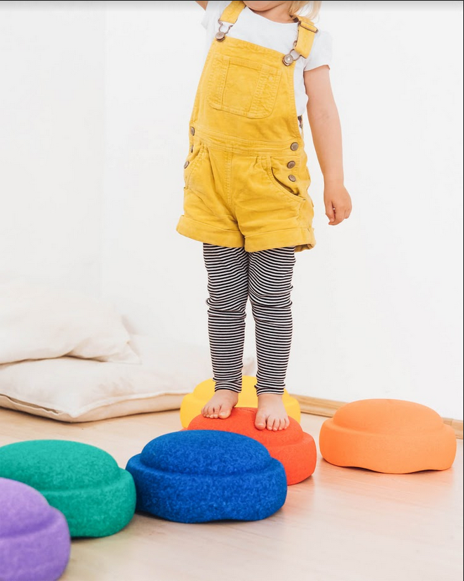 Stacking stone original set of 6 rainbow classic | stacking stone