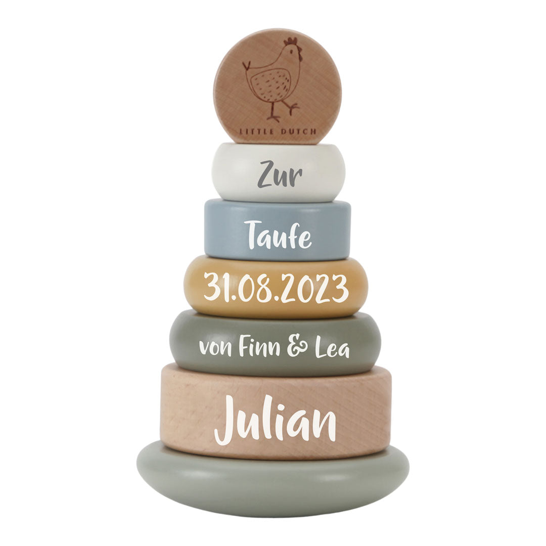 Stacking Tower Little Farm - For the christening