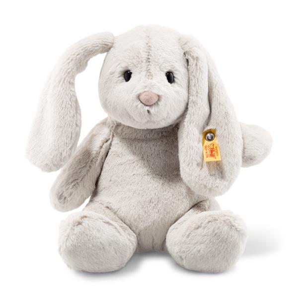 Stuffed toy rabbit Hoppie, light grey 28 cm | Steiff