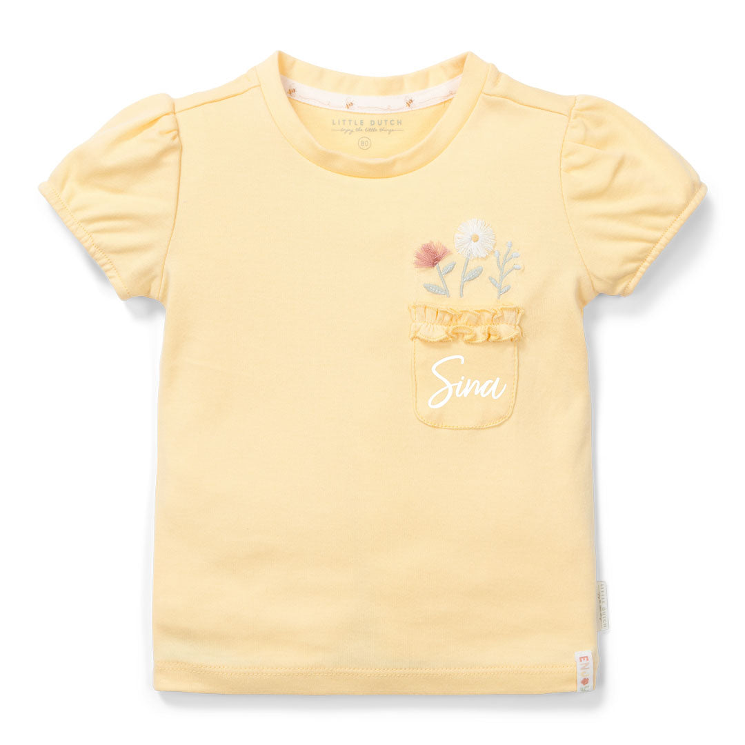 T-shirt short sleeve Honey Yellow | Little Dutch