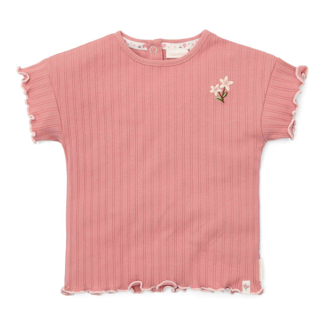 Short-sleeved T-shirt Pink Blush | Little Dutch