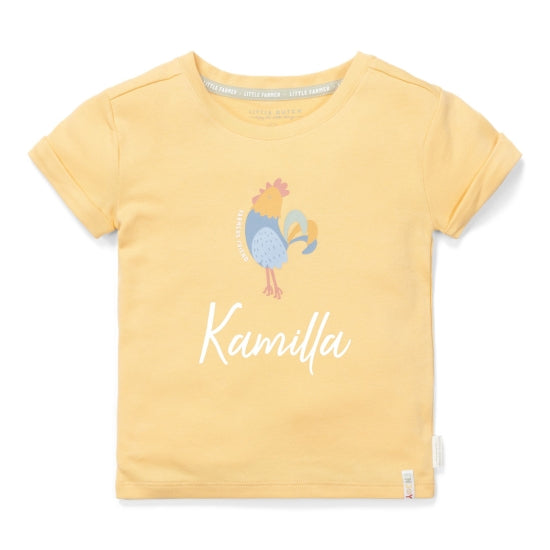 Short-sleeved T-shirt Sunny Yellow | Little Dutch