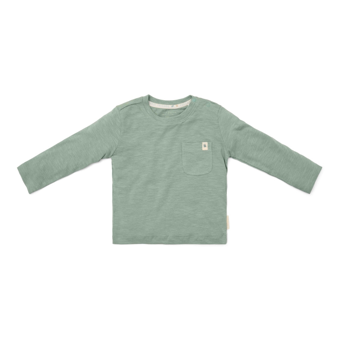 T-shirt long sleeve Forest Green | Little Dutch