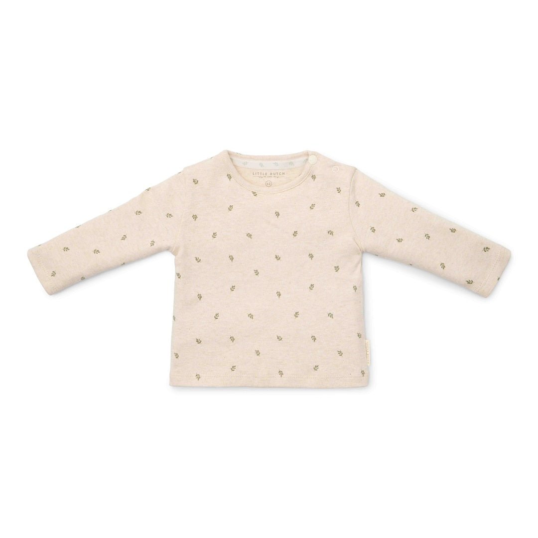 Long sleeve t-shirt Green Leaves - Little Farm | Little Dutch