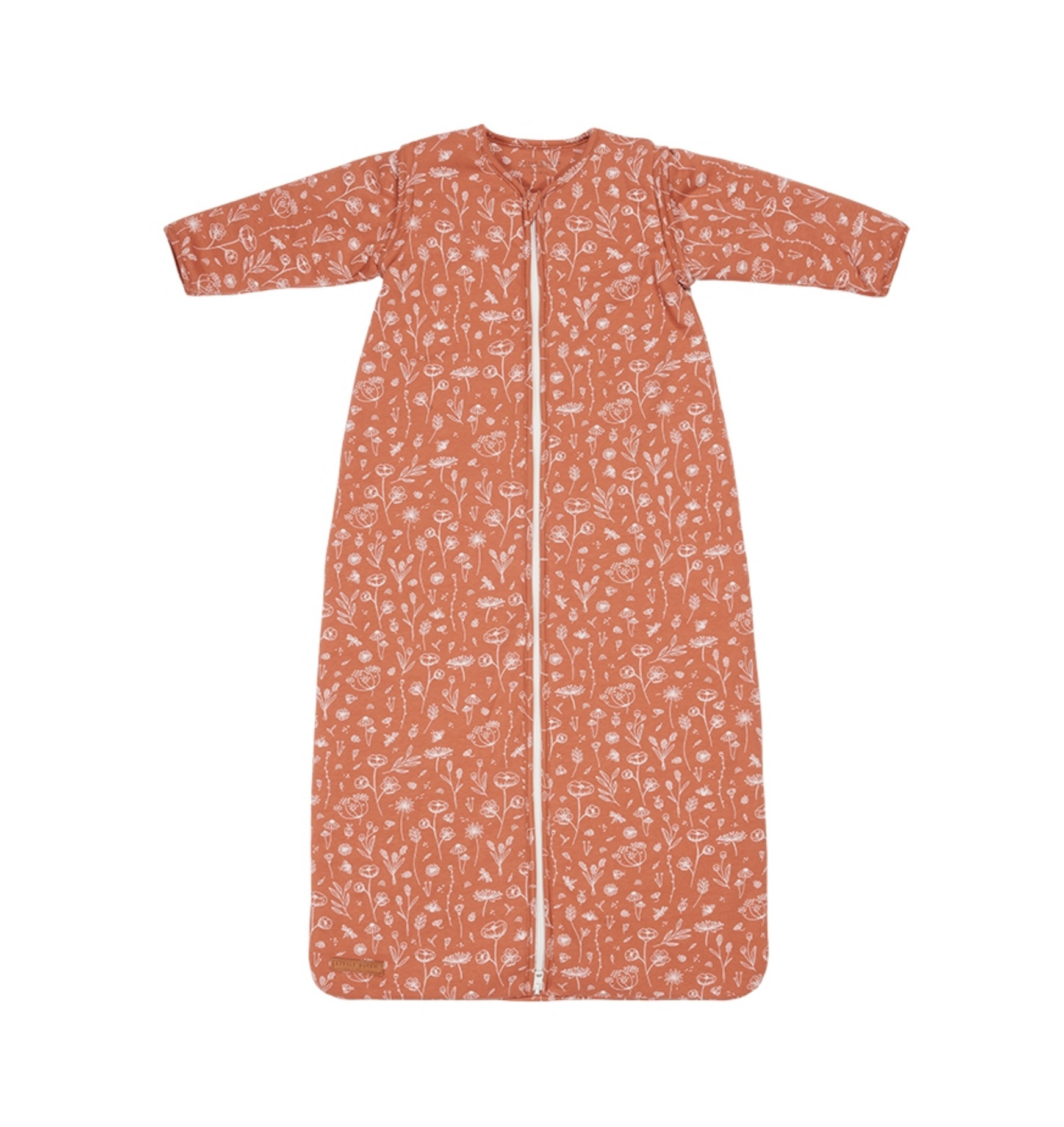 Sleeping bag Winter Wild Flowers Rust 70 cm | Little Dutch
