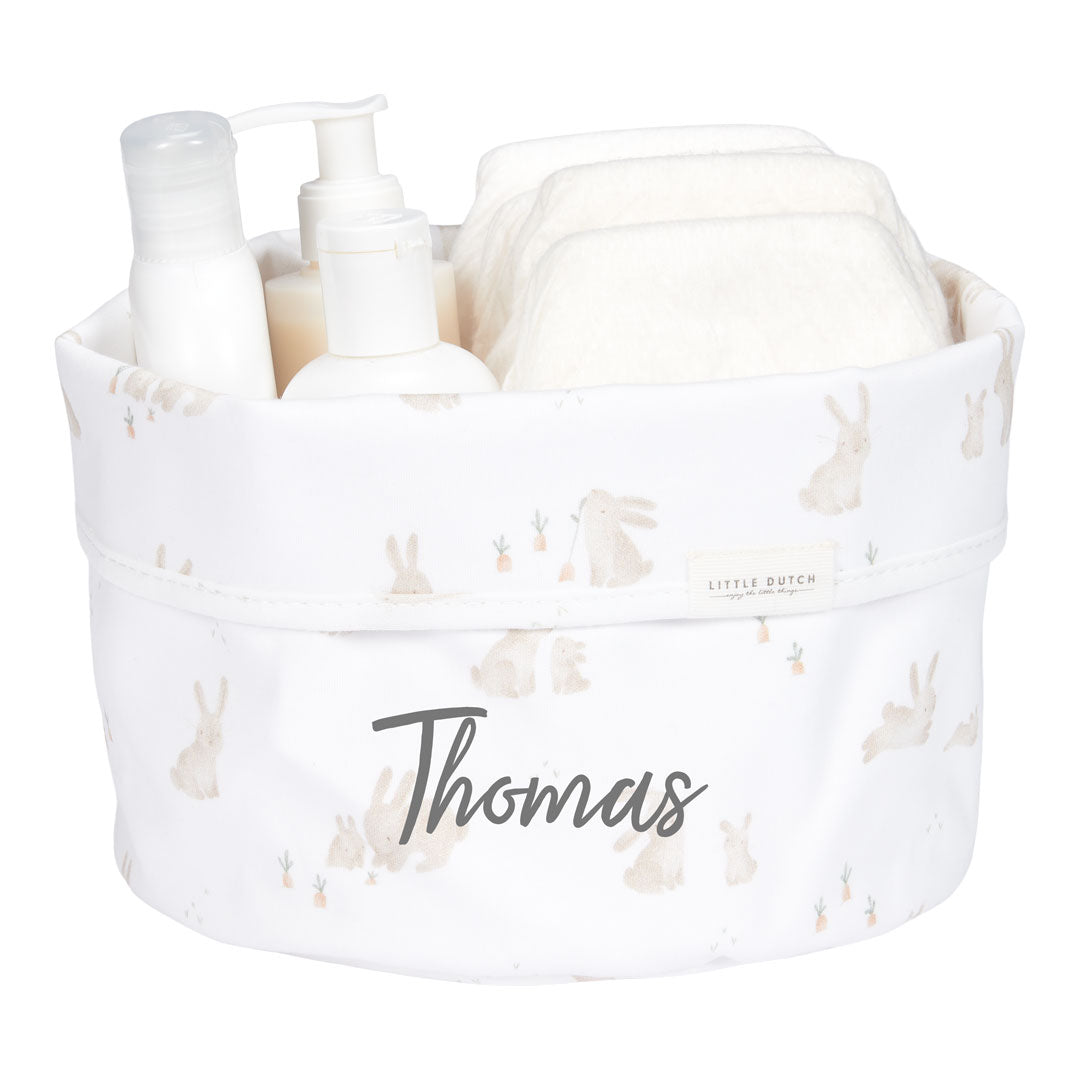 Baby Bunny round nursing basket | Little Dutch
