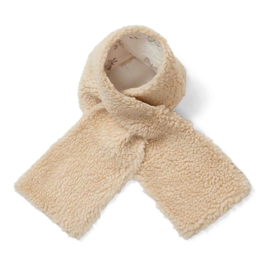Teddy Scarf Sand - One Size - Newborn Winter Teddy | Little Dutch
