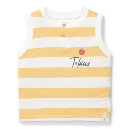 Top Sunny Yellow Stripes | Little Dutch