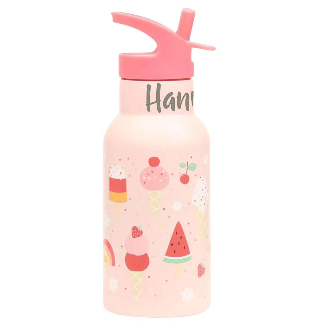 Stainless steel ice cream drinking bottle | a little lovely company