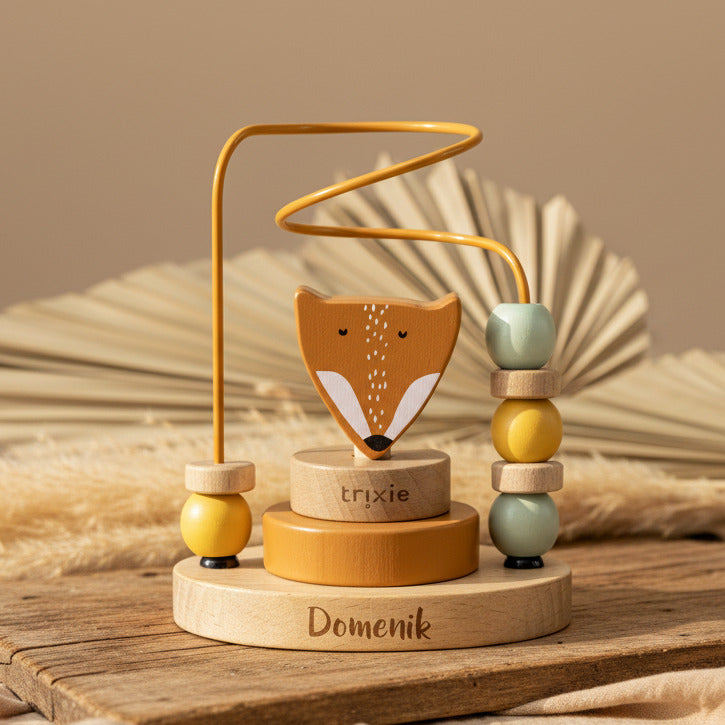 Wooden Motor Skills Loop - Mr. Fox | Trixie