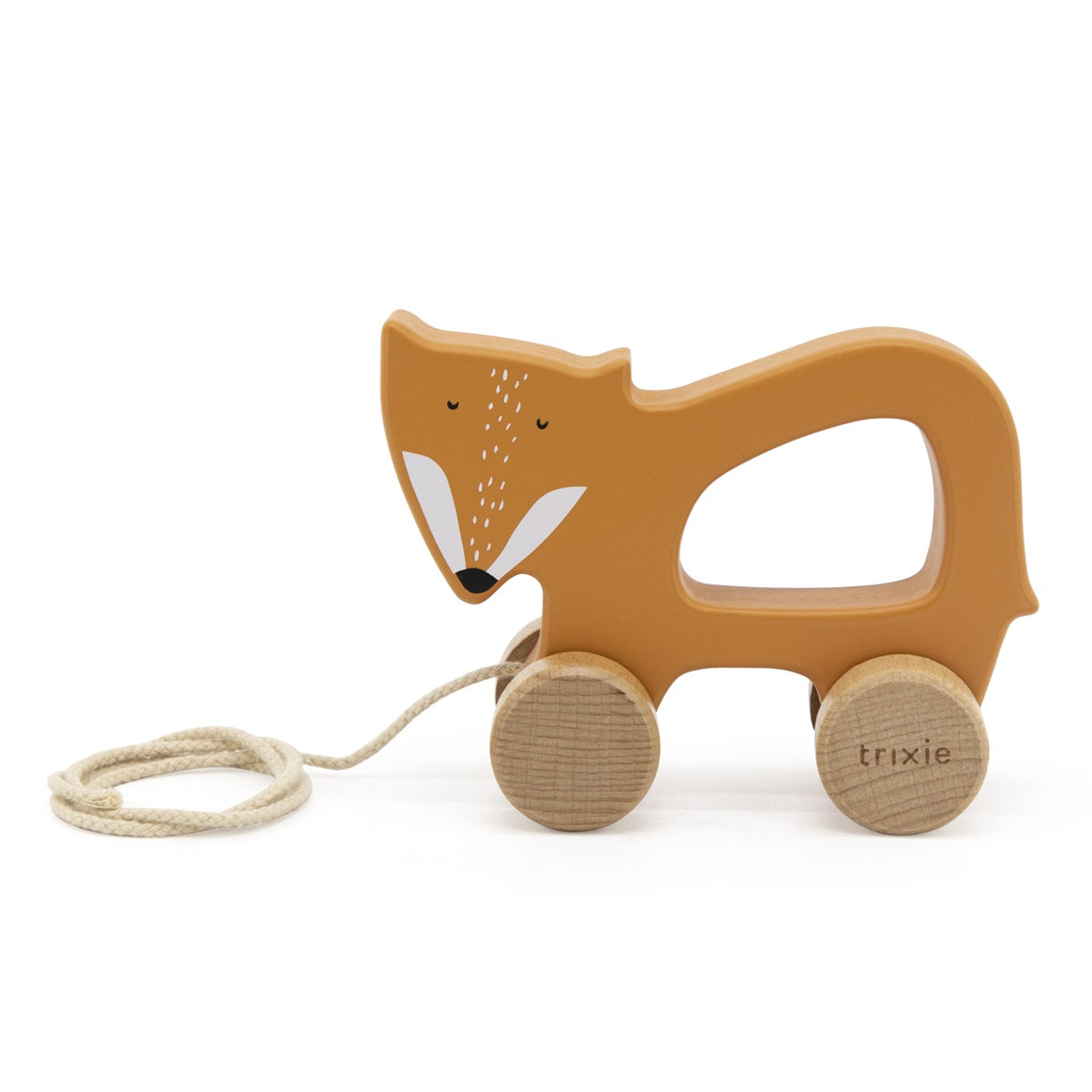 Wooden pull-along toy - Mr. Fox | Trixie