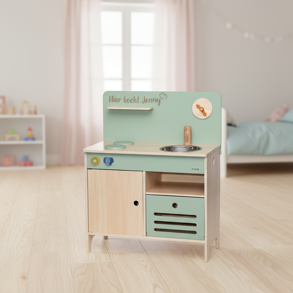 Wooden play kitchen | Trixie