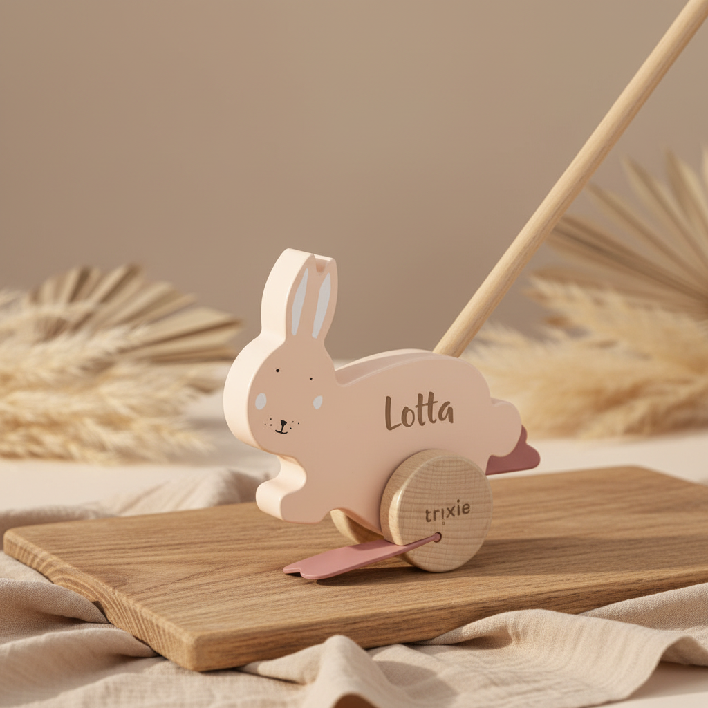 Wooden push toy - Mrs. Rabbit | Trixie