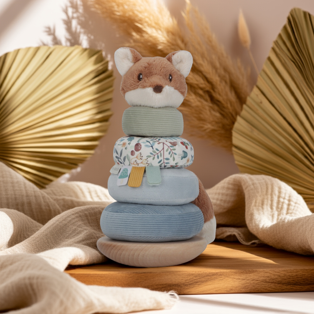 Stacking tower with rings Forest Friends