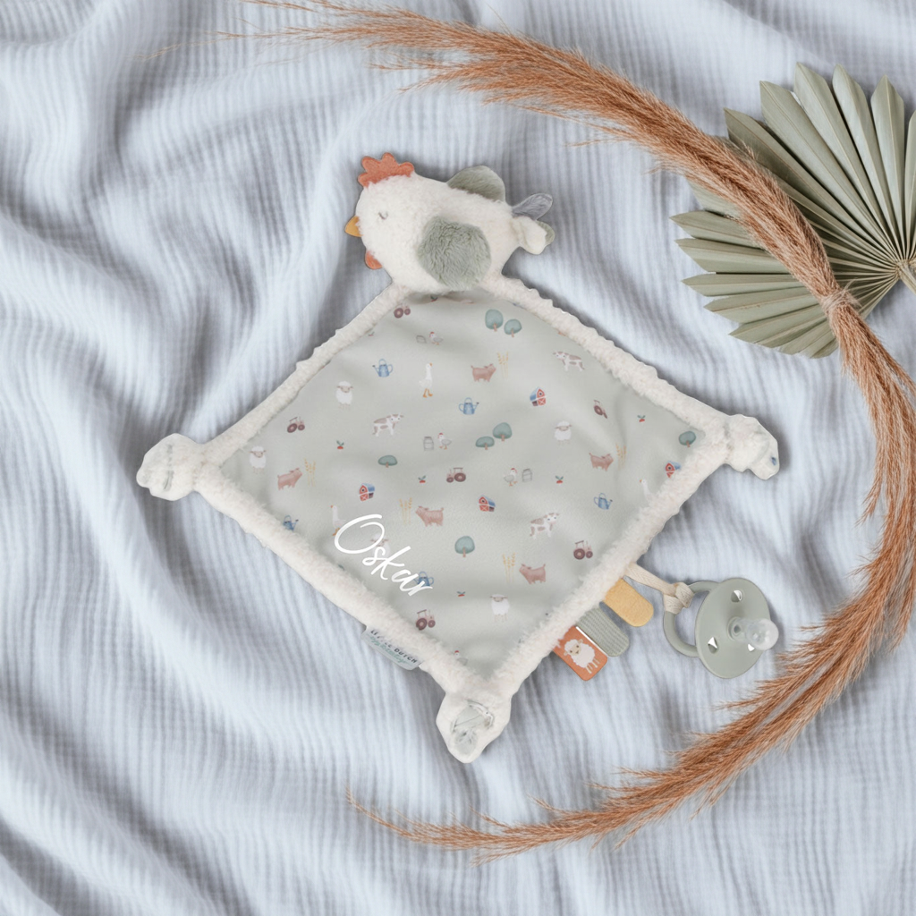 Chicken comfort blanket Little Farm