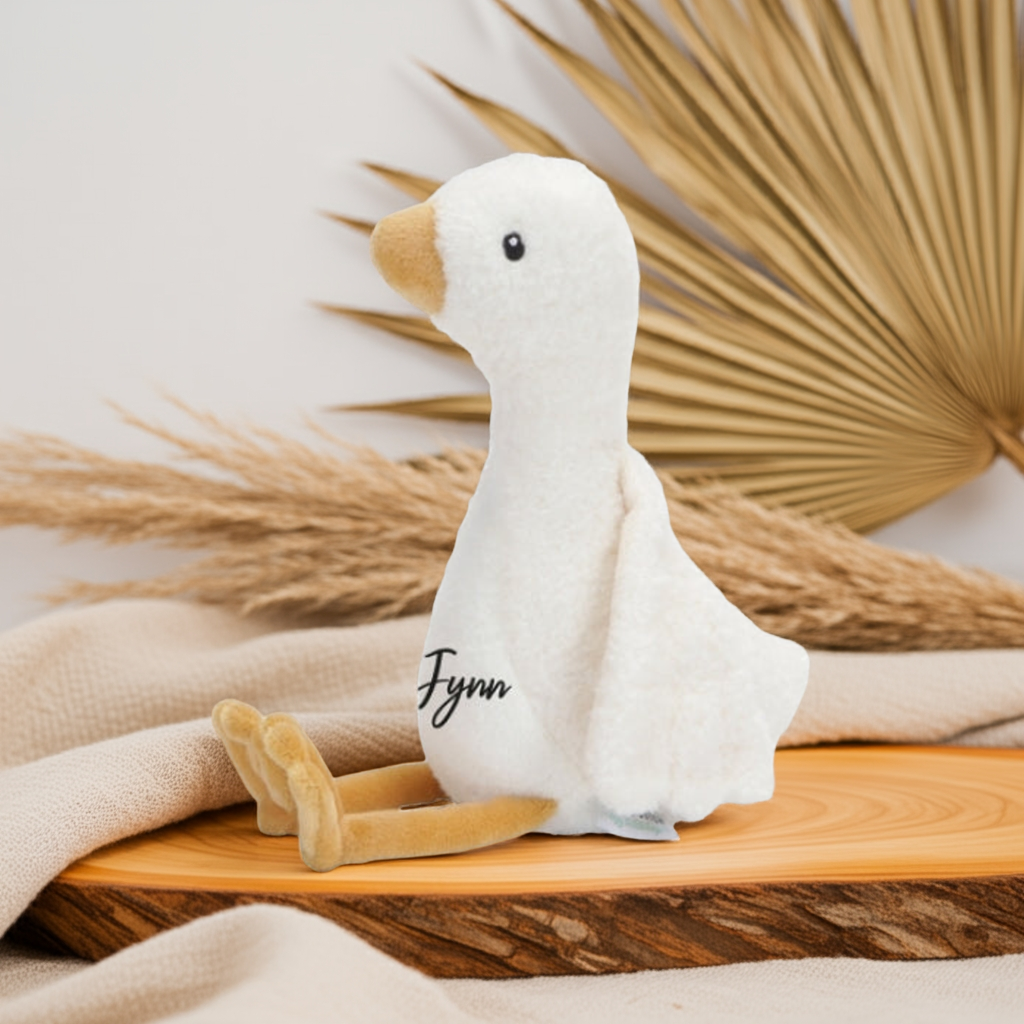 Little Goose cuddly toy, white, 20 cm | Little Dutch