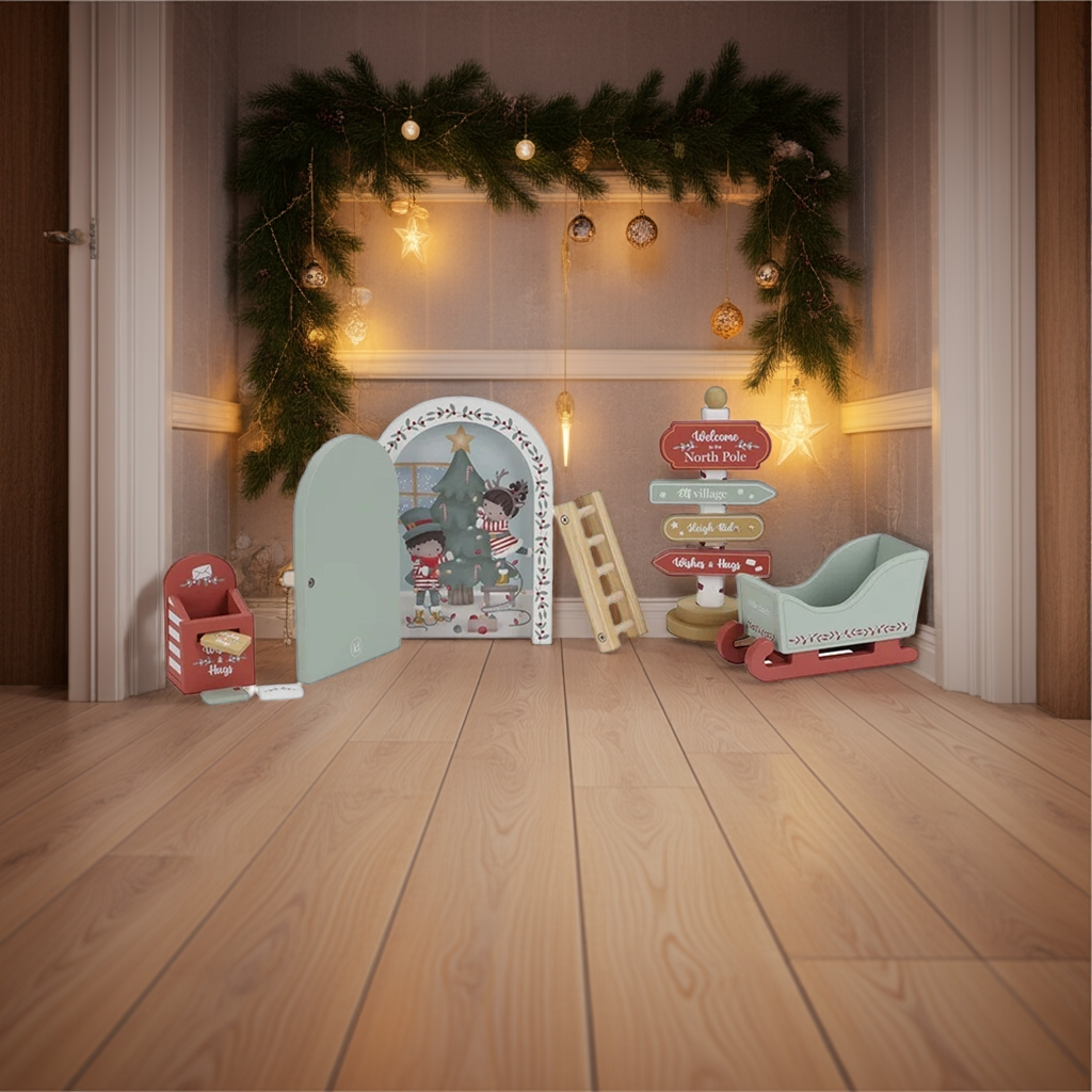 Christmas gnome accessory set including gnome door | Little Dutch