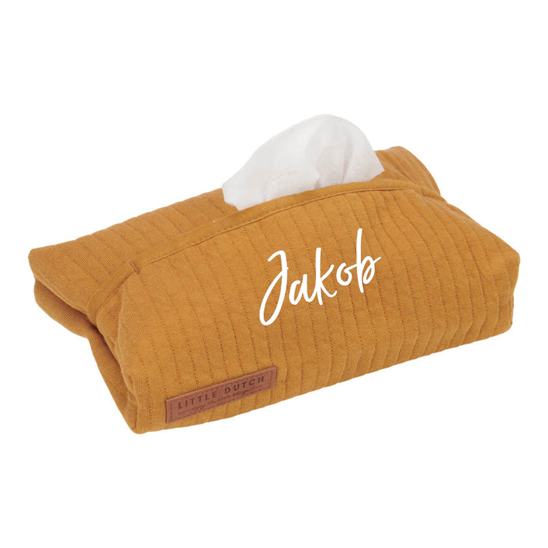Wet wipe cover Pure ochre Spice | Little Dutch