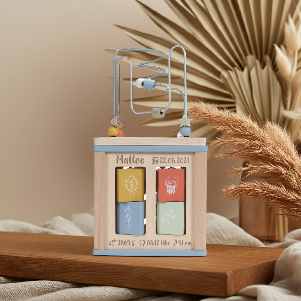 Ocean Motor Skills Cube - For Birth