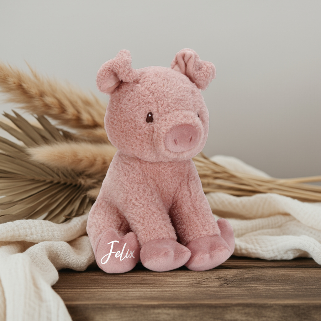 Kuscheltier Glücksschwein 25 cm Little Farm | Little Dutch