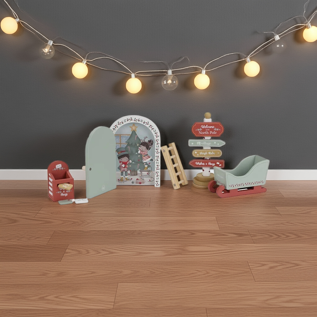 Christmas gnome accessory set including gnome door | Little Dutch