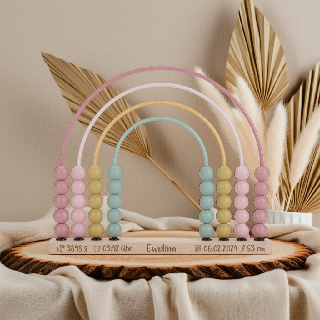 Rainbow Abacus Fairy Garden