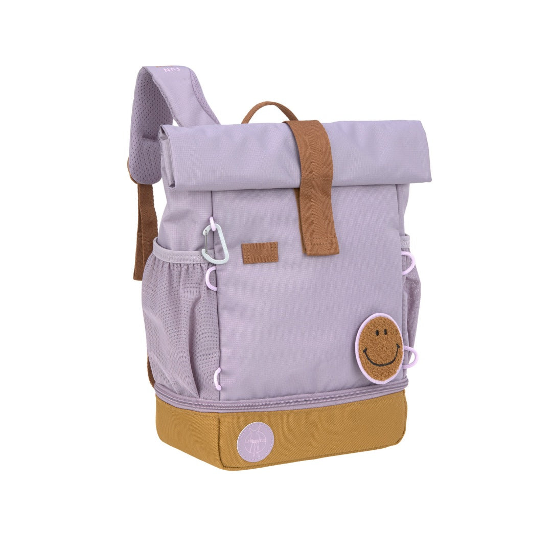 Kindergarten Backpack Rolltop - Little Gang, Purple | Lässig