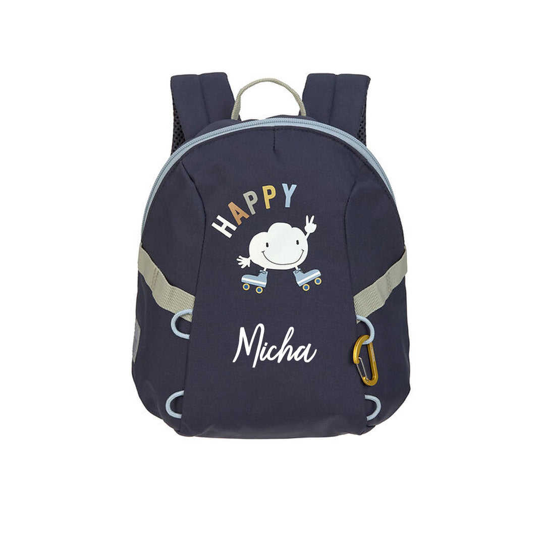 Kindergarten Backpack Tiny Outdoor - Clouds, Dark Blue | Lässig