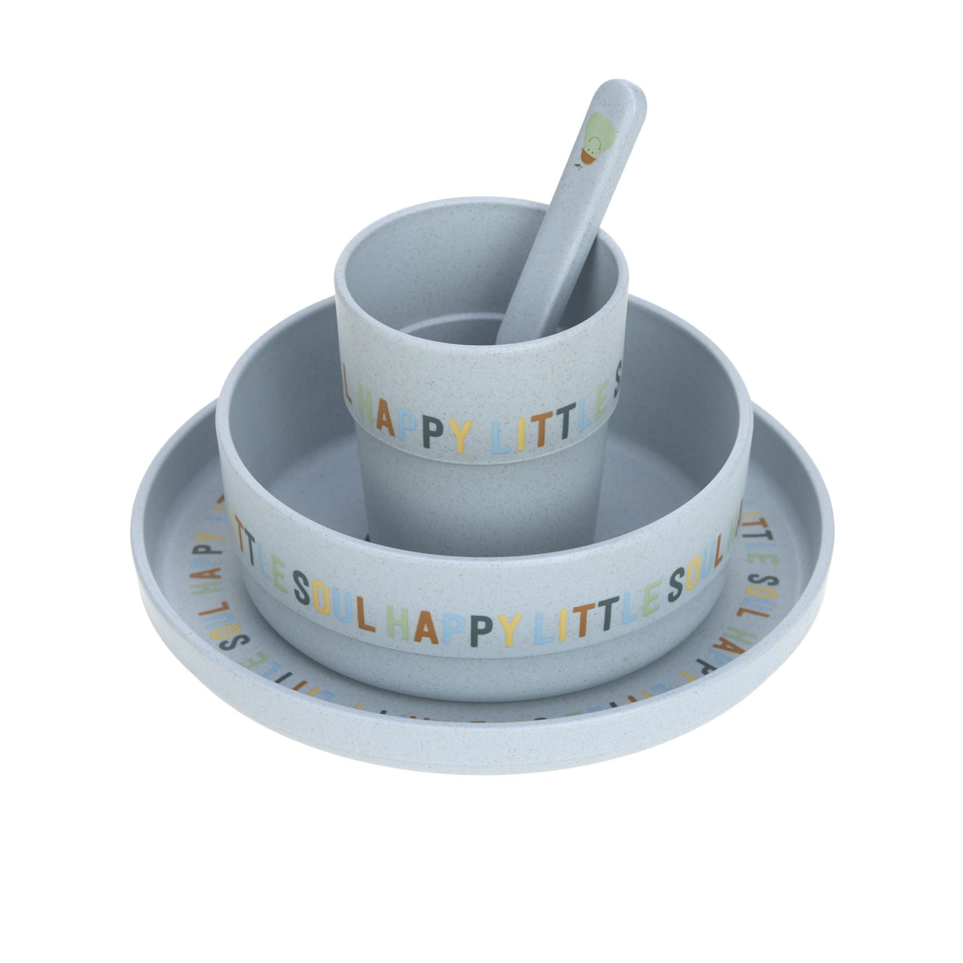Children's tableware set Happy Fruits - Lemon | Lässig