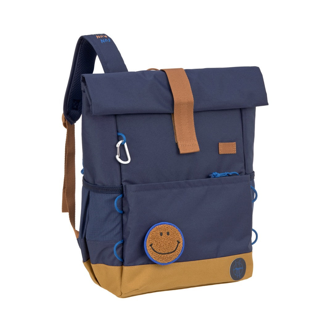 Children's Rolltop Backpack - Little Gang, Dark Blue | Lässig