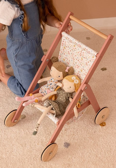Doll buggy - Flowers &amp; Butterflies